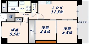 アンドユーイワキ 東大阪の物件間取画像